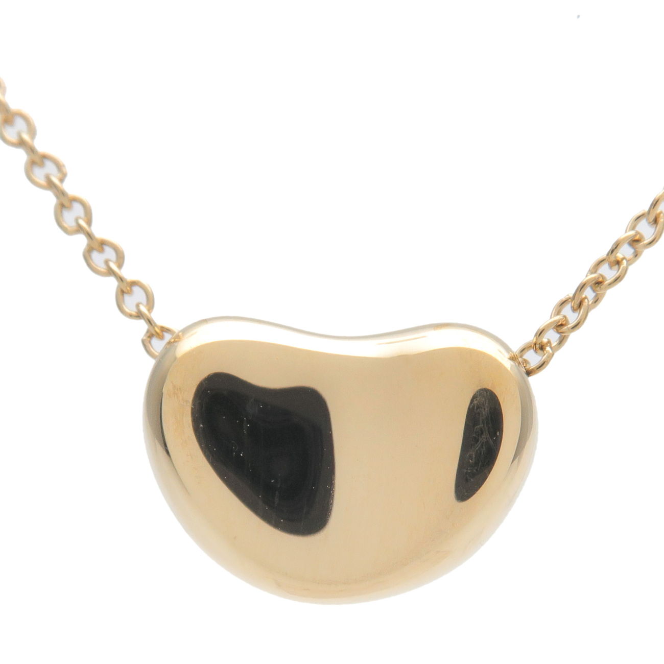 Tiffany-&-Co.-Bean-Necklace-Small-K18YG-750YG-Yellow-Gold