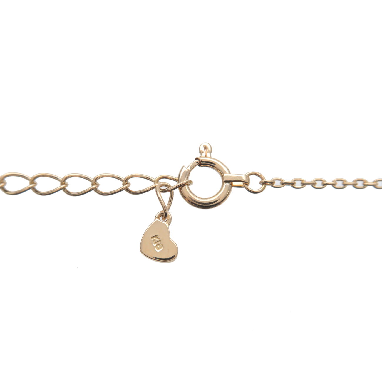 Star Jewelry Mysterious Heart 3P Diamond Necklace 0.10ct K18 750YG