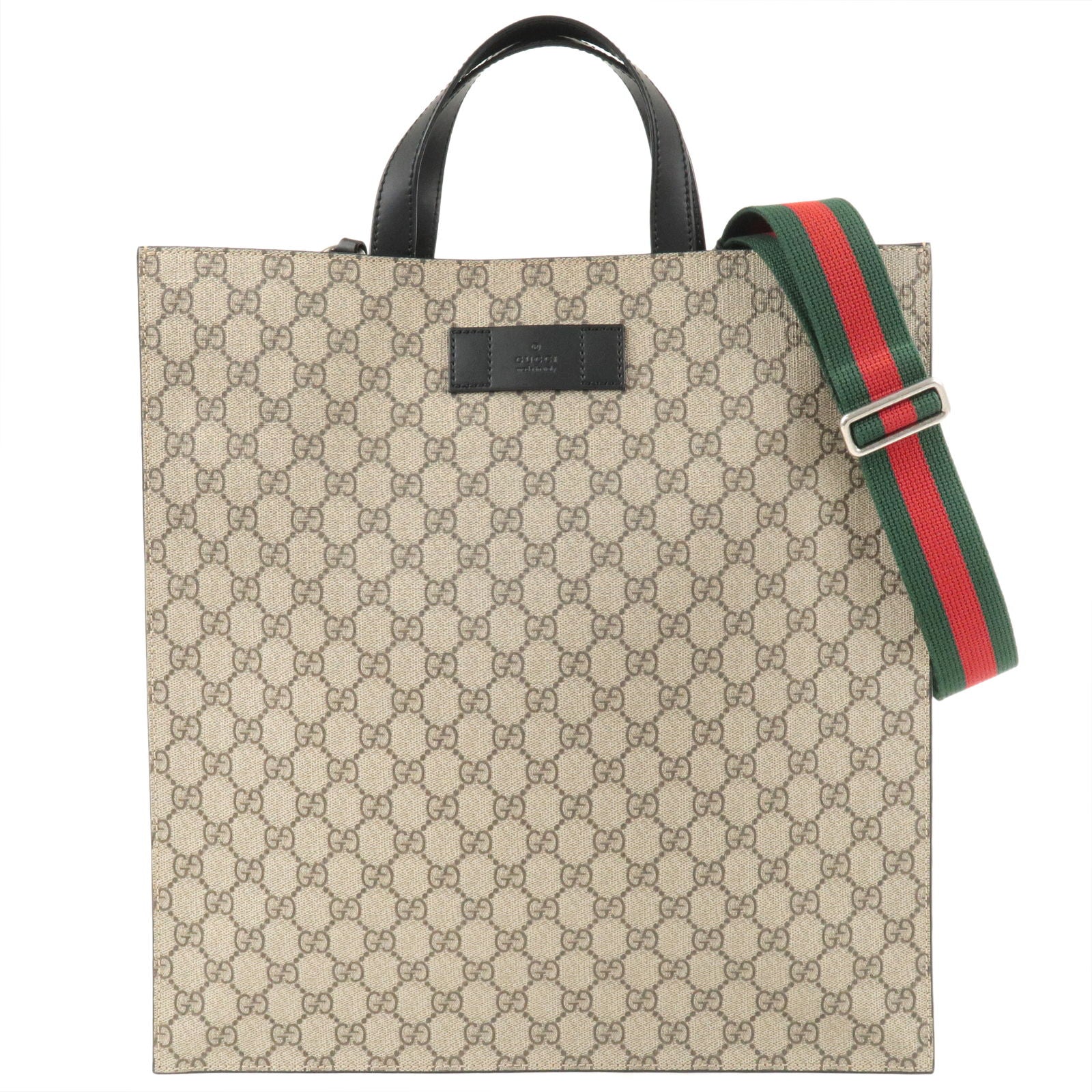 Face GUCCI - Leather - Bag - 2Way - Supreme - Beige - Bag