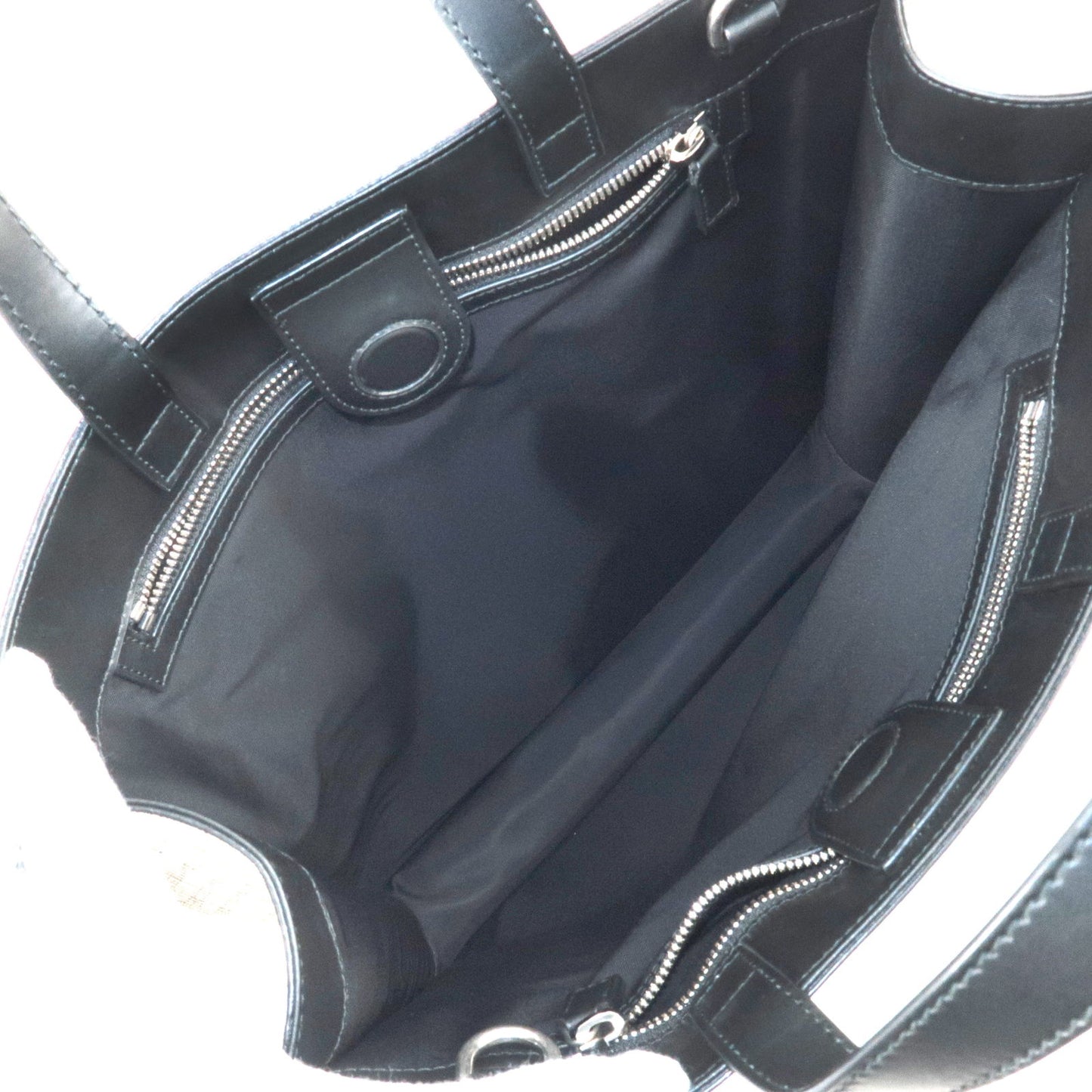 GUCCI GG Supreme Leather 2Way Bag Hand Bag Beige Brown 429019