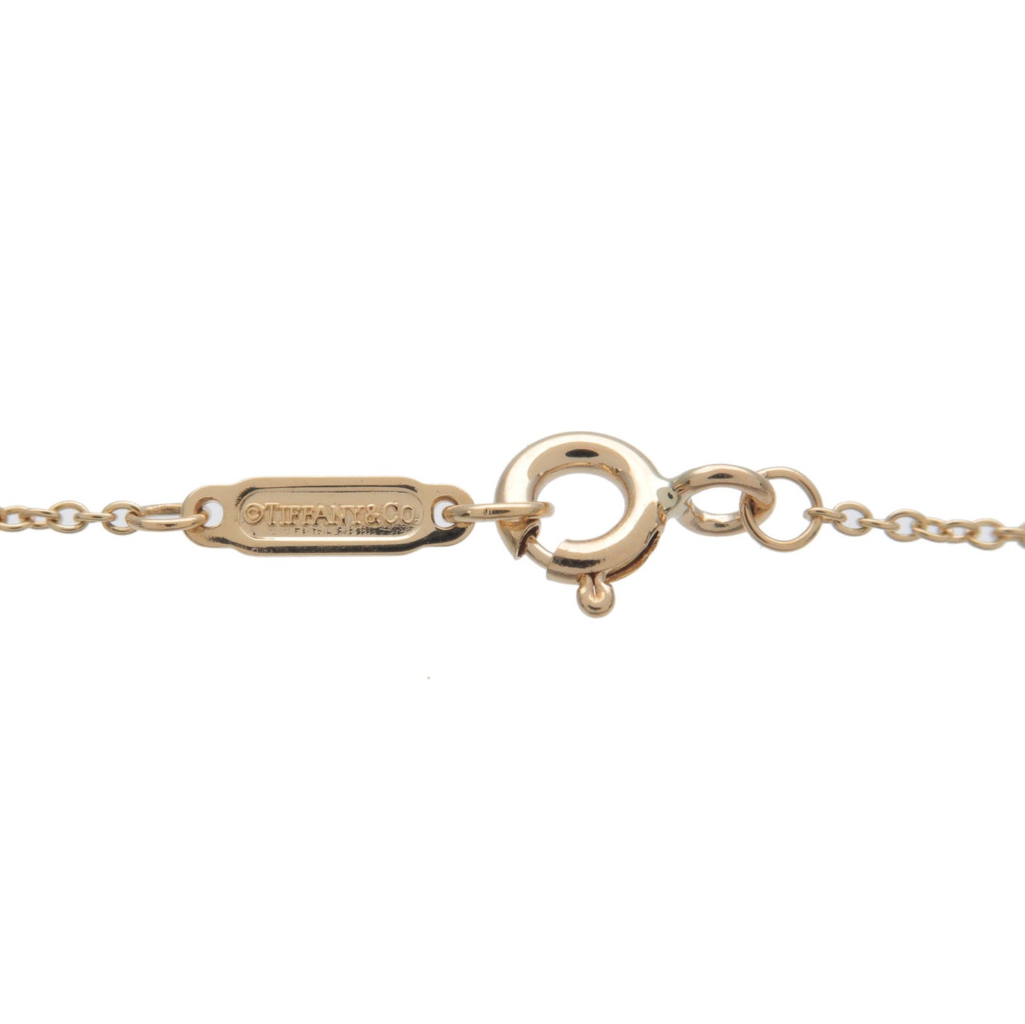 Tiffany&Co. 1837 Interlocking Circle Necklace K18YG 750YG