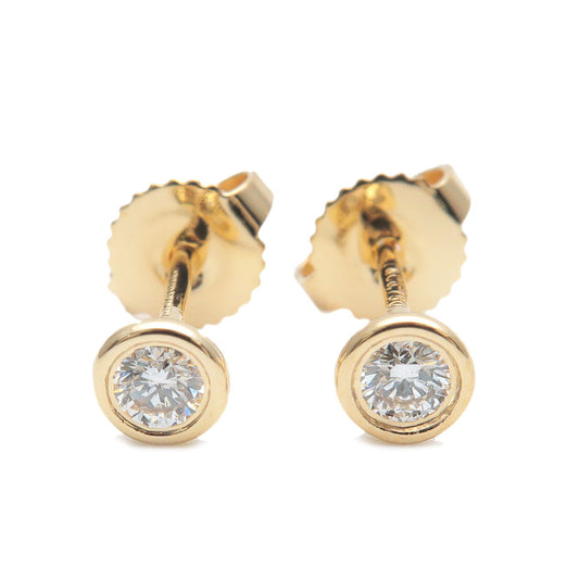 Tiffany&Co.-By-The-Yard-Diamond-Earrings-0.12ct-x2-K18-750YG