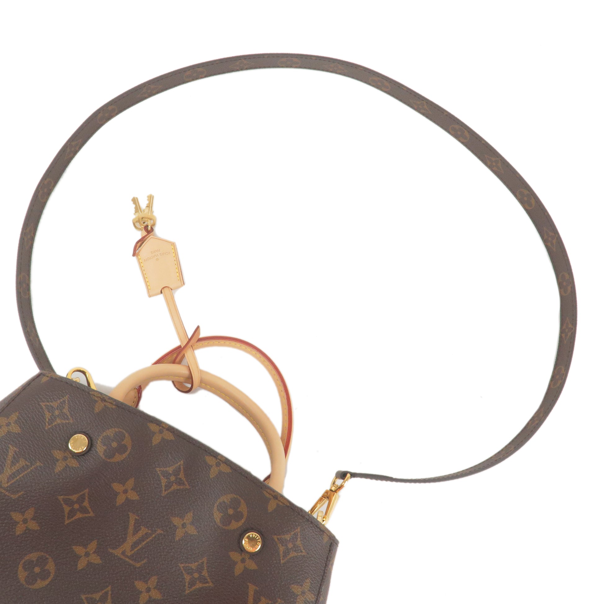 Louis Vuitton Montaigne BB Handbag Shoulder bag 2WAY Monogram M41055
