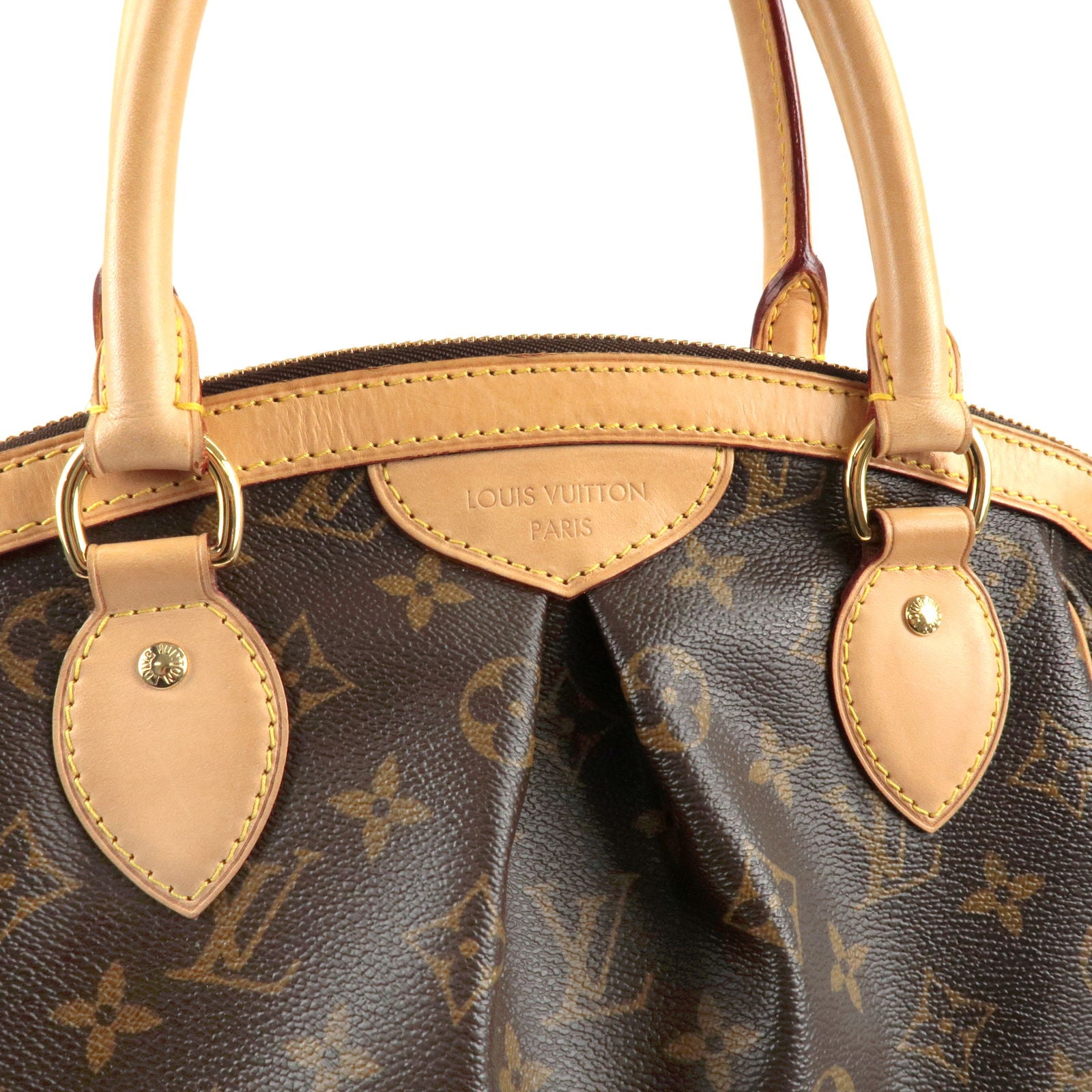 Louis Vuitton Handbag Monogram Tivoli PM M40143 Brown Women's