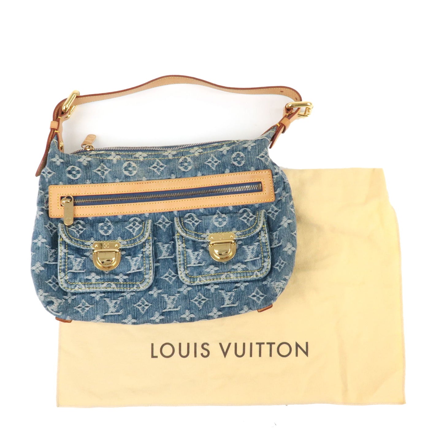Louis Vuitton Monogram Denim Baggy PM, Louis Vuitton Handbags