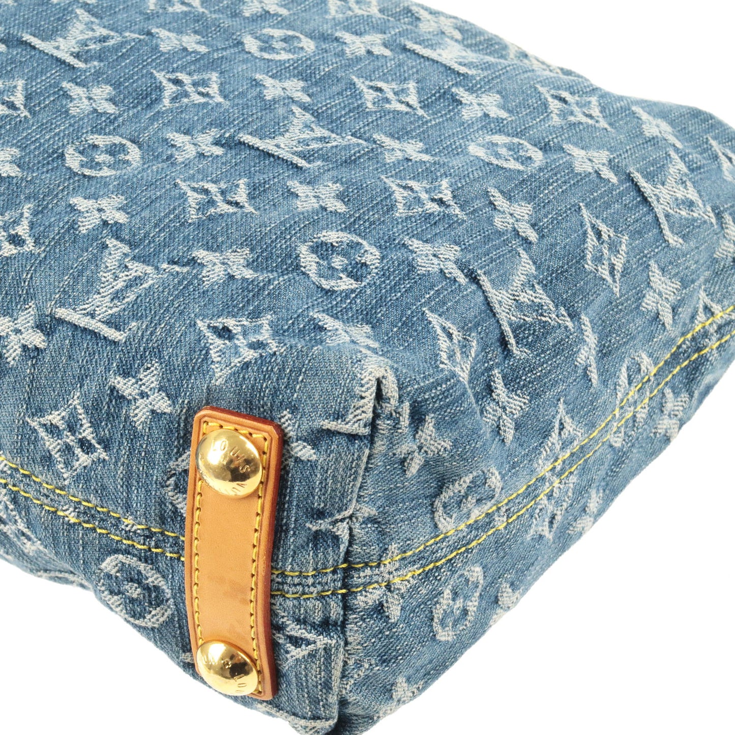 Louis Vuitton Monogram Denim Baggy PM Shoulder Bag (SHF-21936