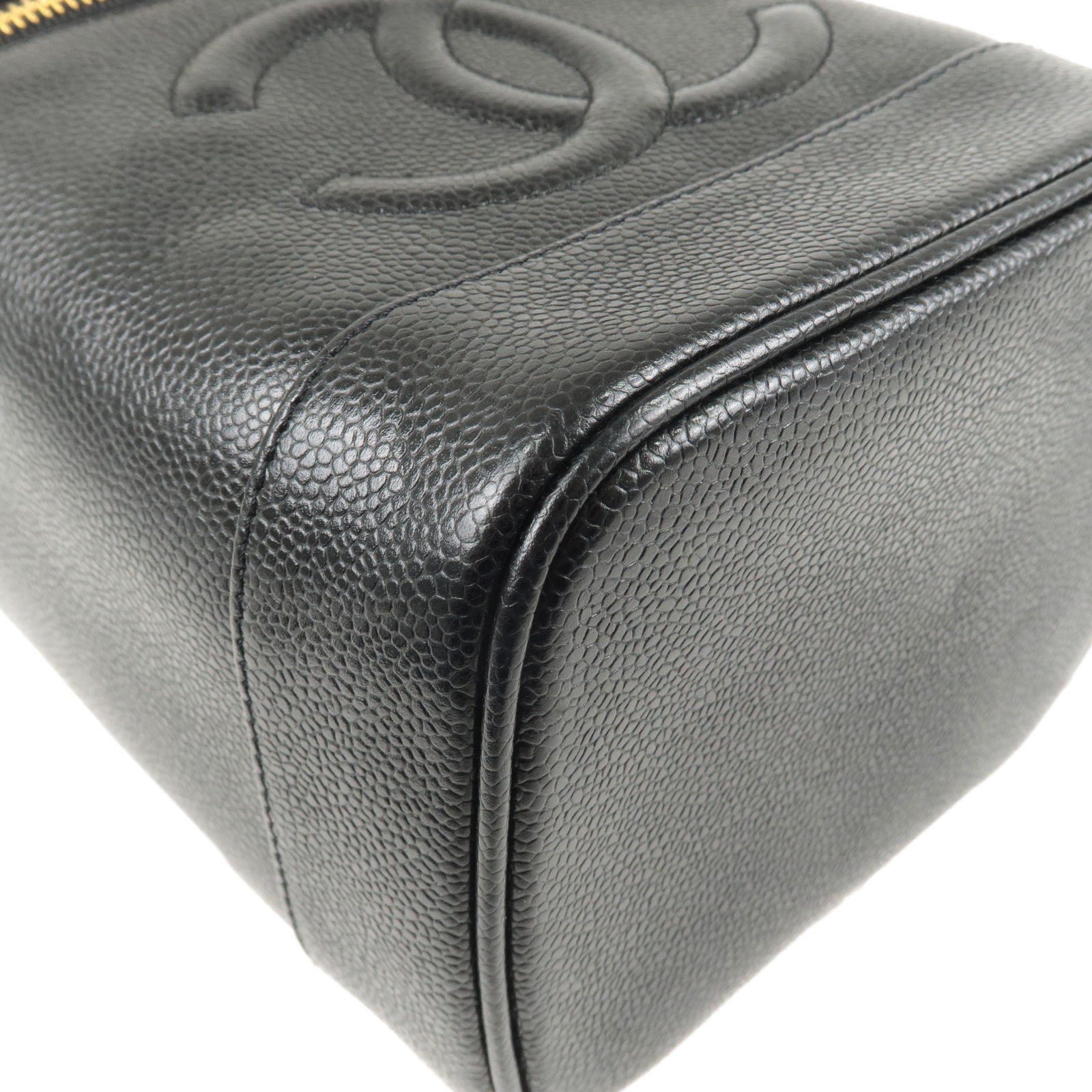 CHANEL-Caviar-Skin-Vanity-Bag-Hand-Bag-Cosmetic-Bag-Black-A01998 –  dct-ep_vintage luxury Store