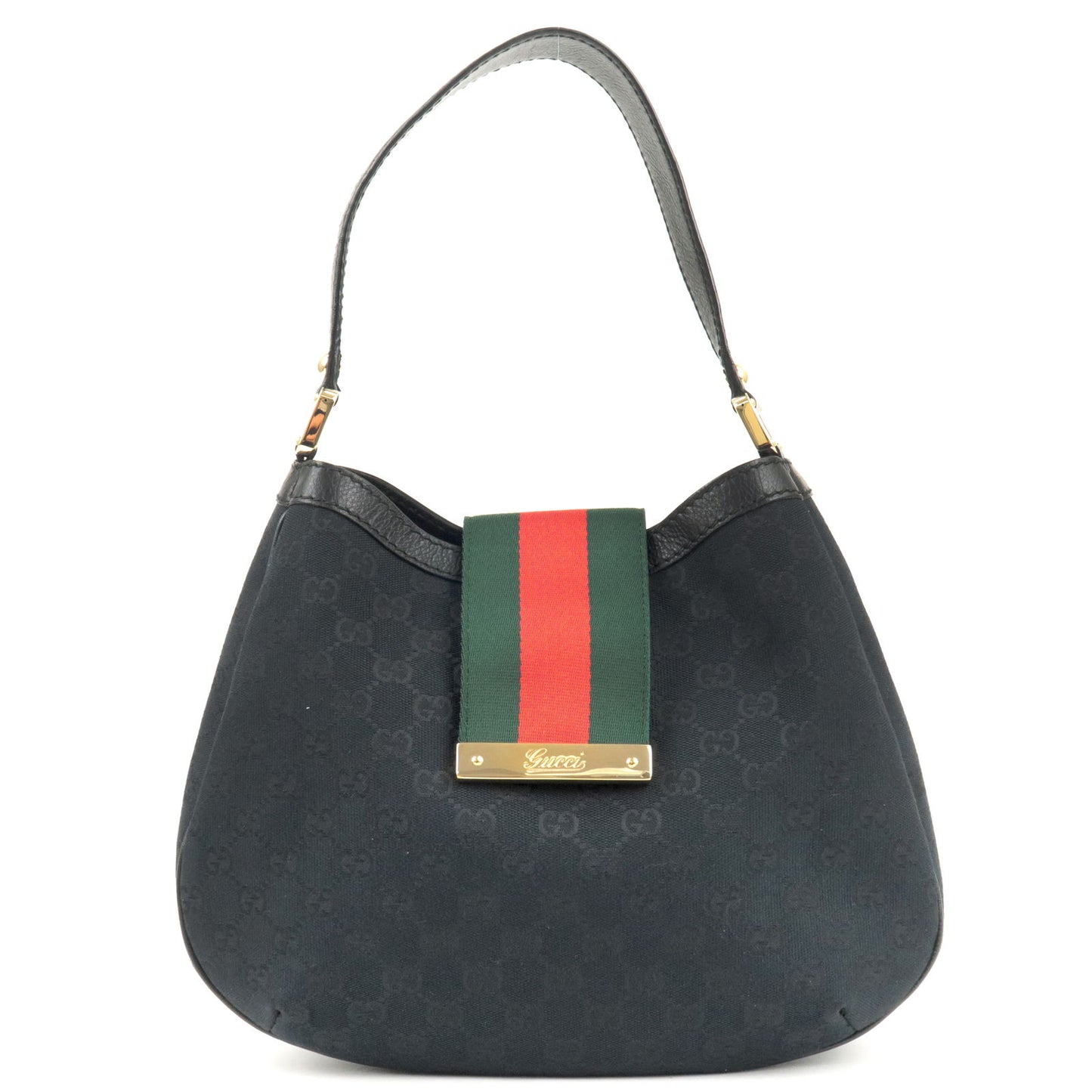 GUCCI-Sherry-Line-GG-Canvas-Leather-Shoulder-Bag-Black-233608 –  dct-ep_vintage luxury Store