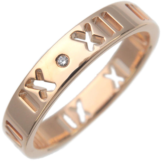 Tiffany&Co.-Pierced-Atlas-4P-Diamond-Ring-K18PG-750PG-US5.5-EU50.5