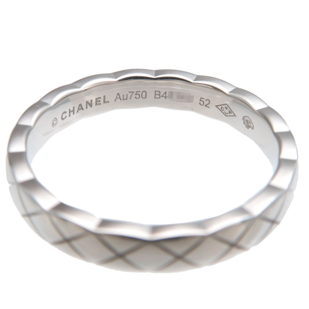 COCO - chanel Black - Ring - #52 - 750WG - White - Crush