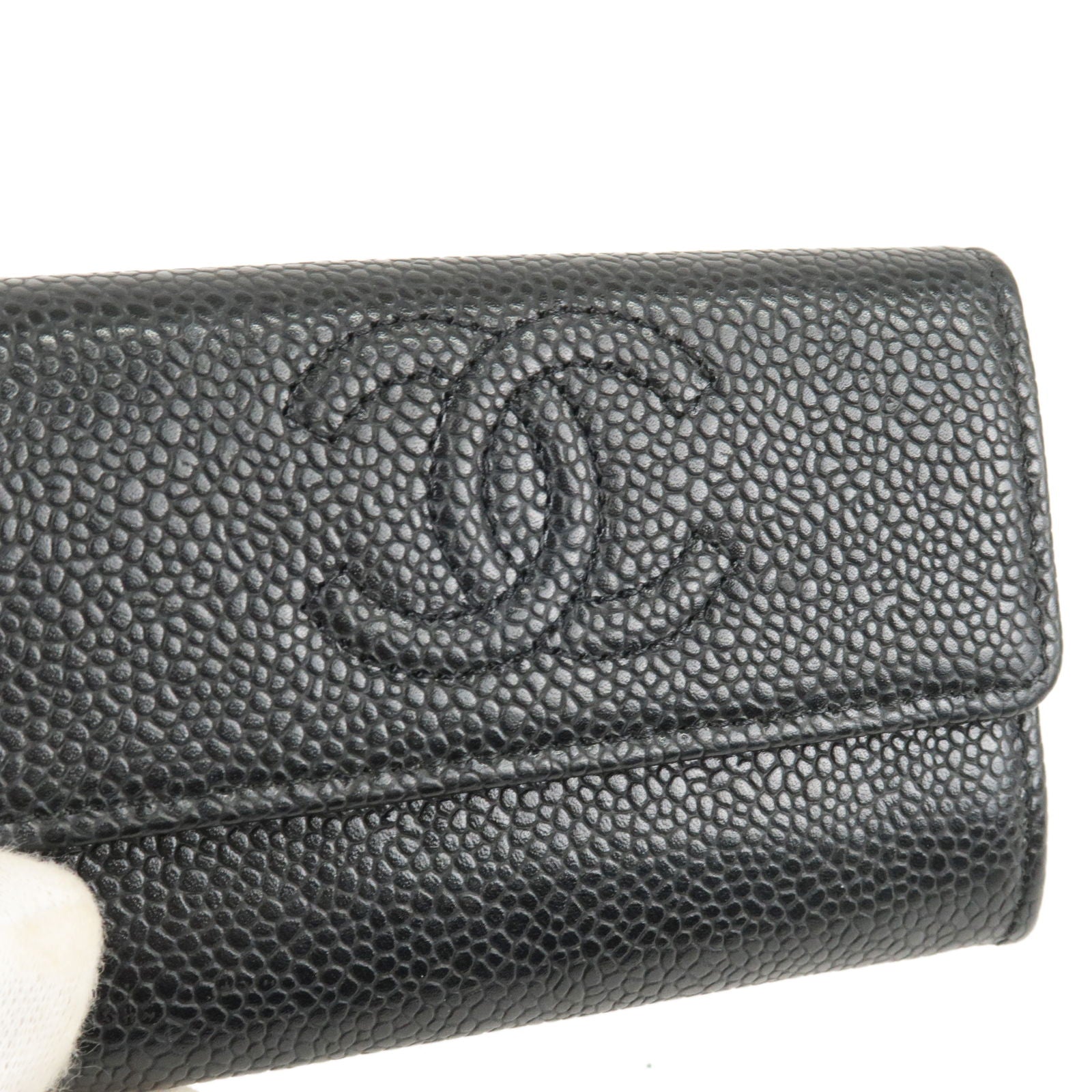 CHANEL-COCO-Mark-Caviar-Skin-Card-Case-Card-Holder-Black-A50074 –  dct-ep_vintage luxury Store