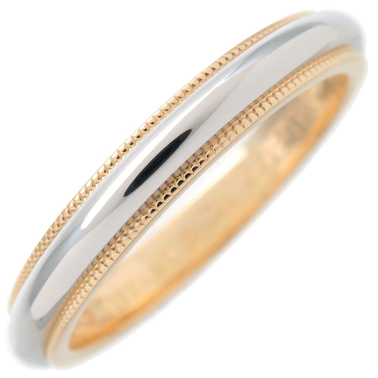 Tiffany&Co.-Milgrain-Band-Ring-PT950-K18-750YG-US8.5-EU58