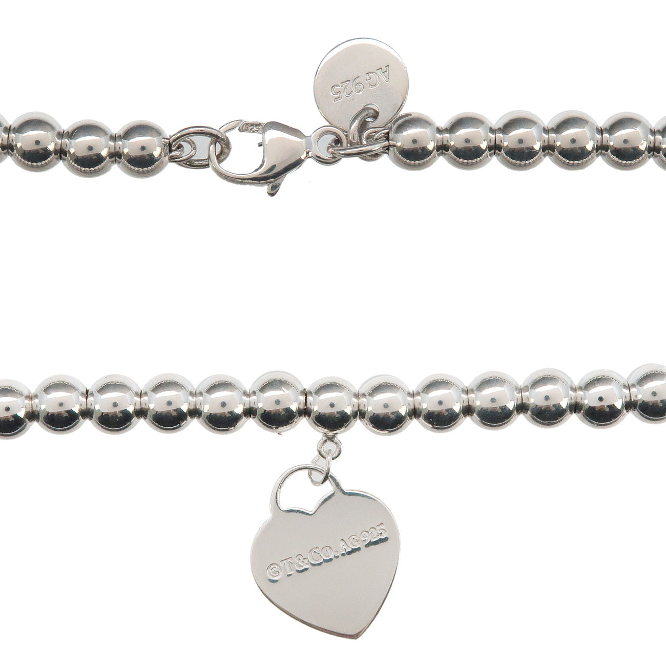 Tiffany&Co. Return To Tiffany Heart Tag Bold Chain Bracelet SV925