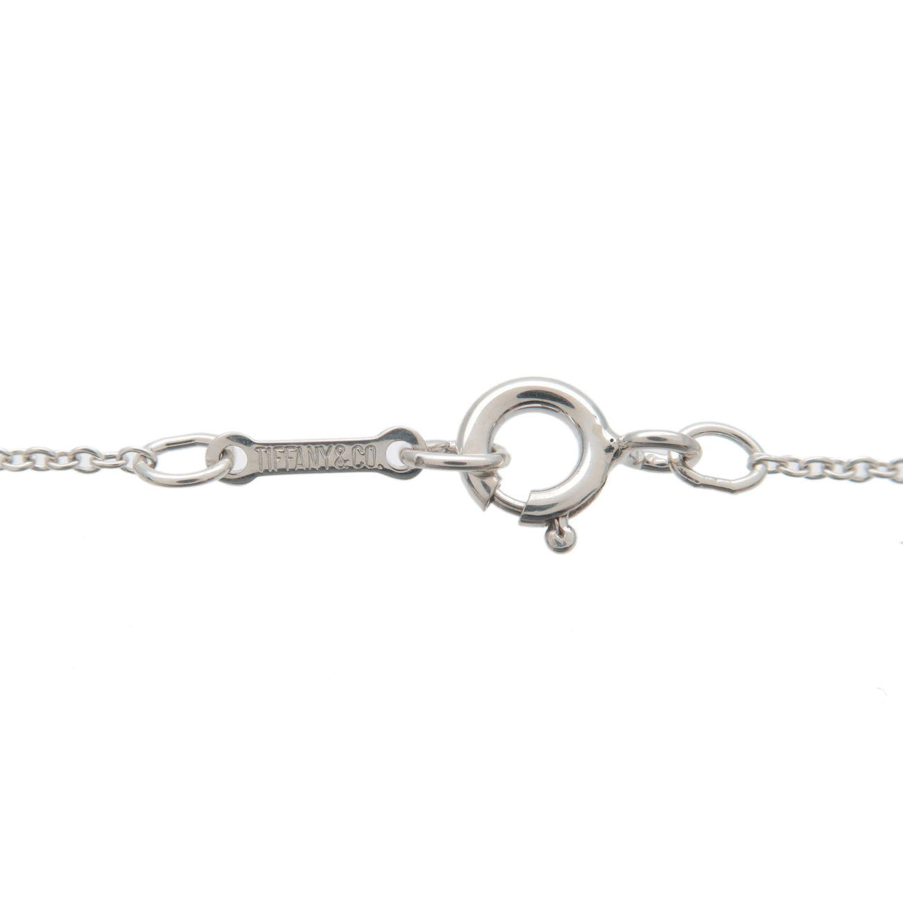 Tiffany&Co. Tiffany Bean Bean Charm Necklace Small SV925 Silver