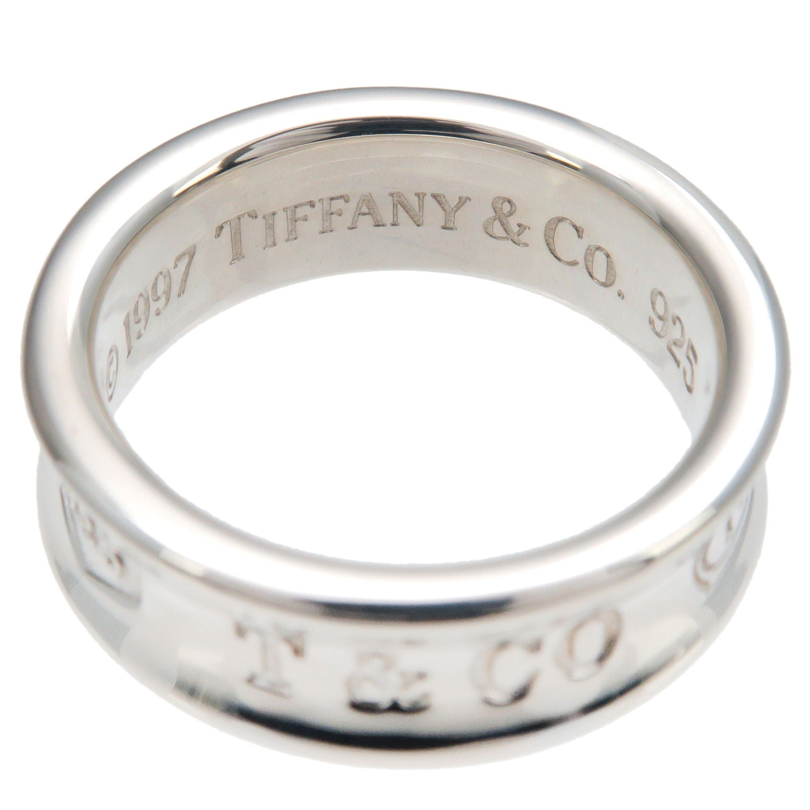 Tiffany 1837 on sale ring titanium