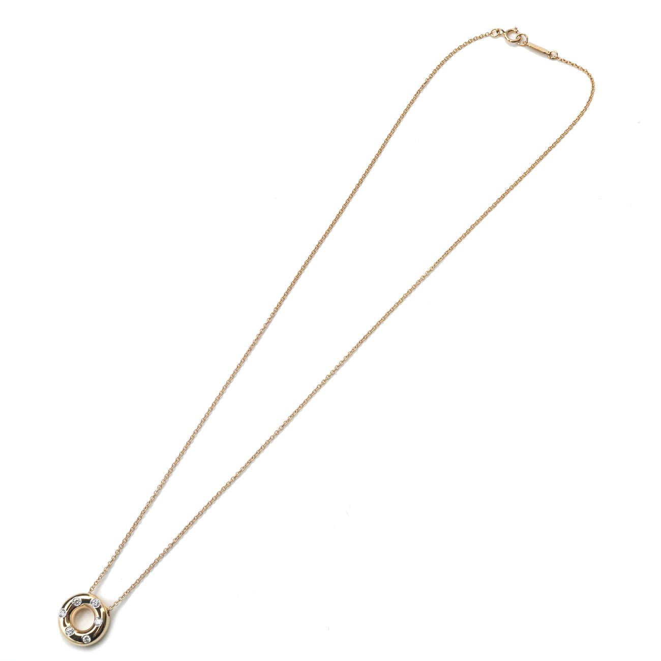Tiffany&Co.-Dots-Ball-Necklace-6P-Diamond-K18-750YG-950PT – dct-ep_vintage  luxury Store