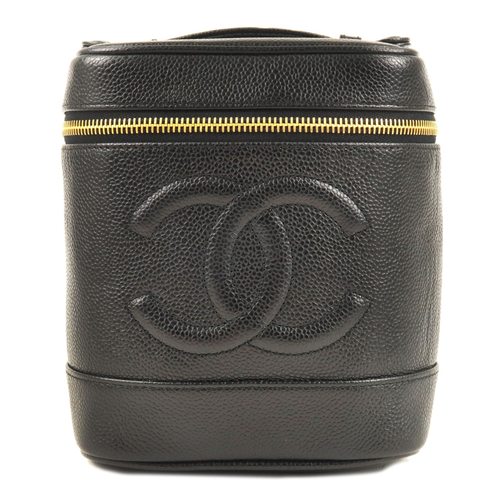 CHANEL-Caviar-Skin-Vanity-Bag-Hand-Bag-Cosmetic-Pouch-Black-A01998 –  dct-ep_vintage luxury Store