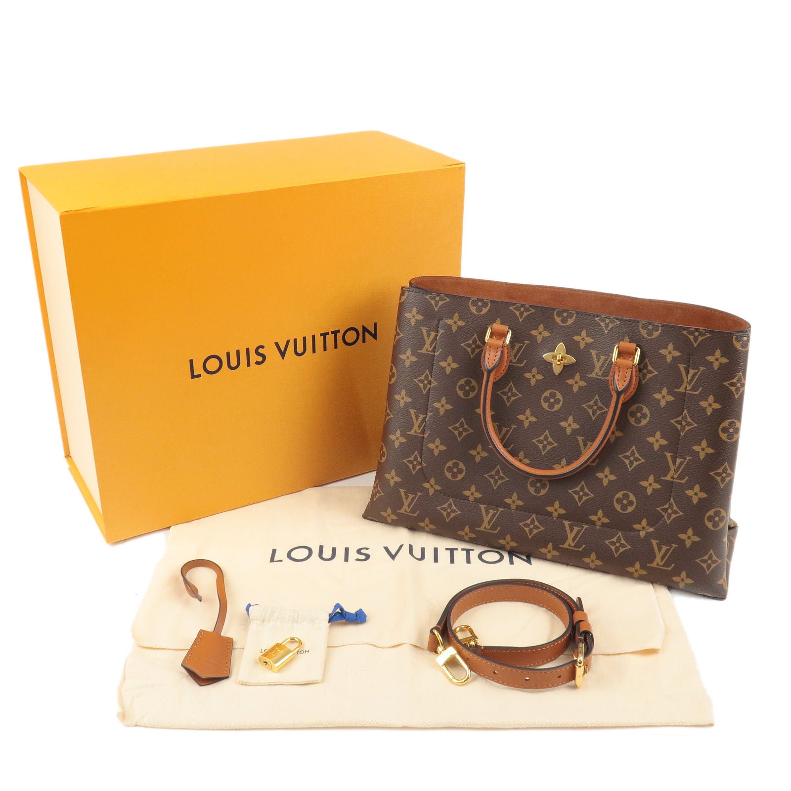 Louis-Vuitton-Monogram-Flower-Tote-2Way-Bag-M43550-Caramel – dct