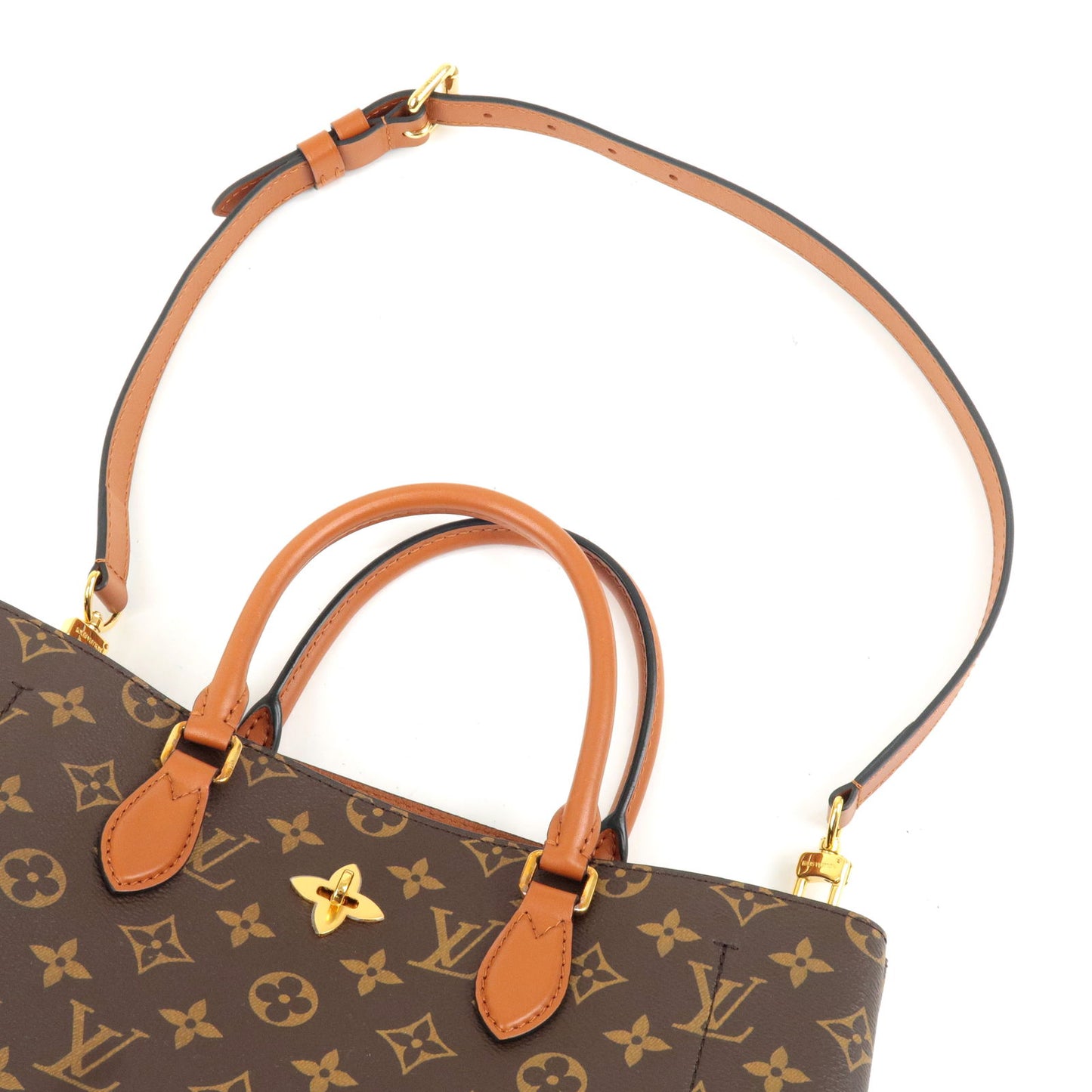 Louis-Vuitton-Monogram-Flower-Tote-2Way-Bag-M43550-Caramel – dct-ep_vintage  luxury Store