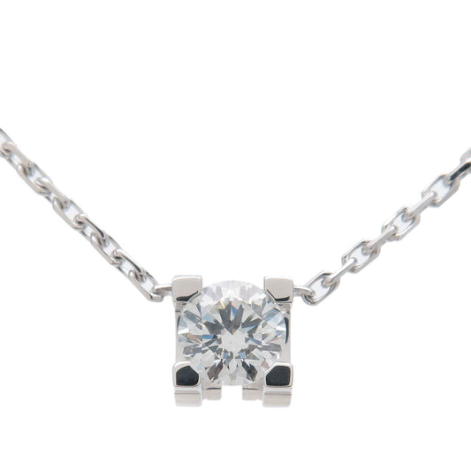 Cartier-C-de-Cartier-Diamond-Necklace-0.19ct-K18-White-Gold