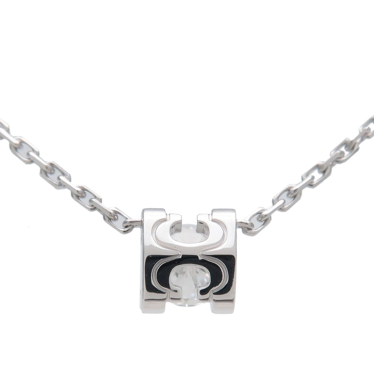 Cartier C de Cartier Diamond Necklace 0.19ct K18 White Gold