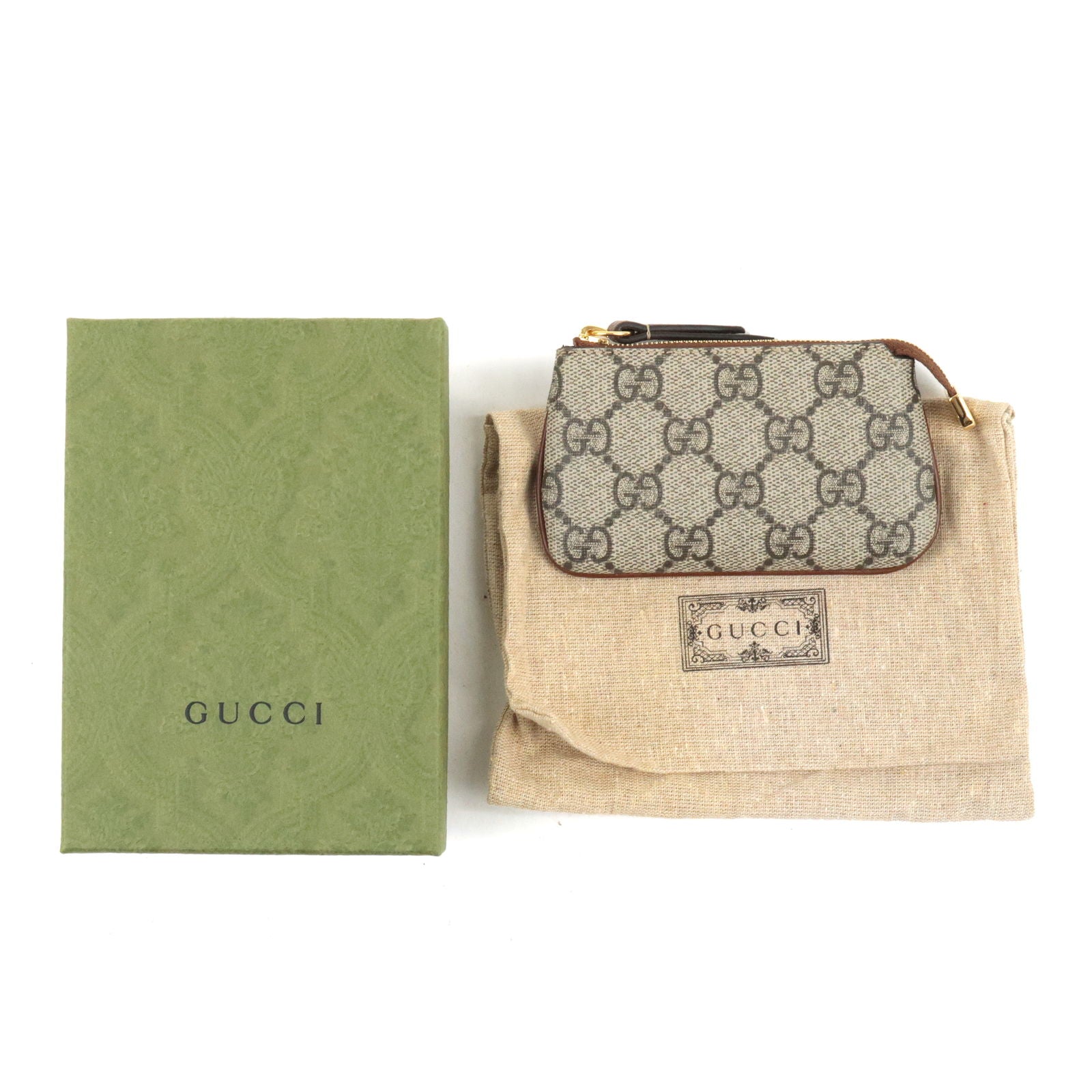 Gucci supreme outlet key case