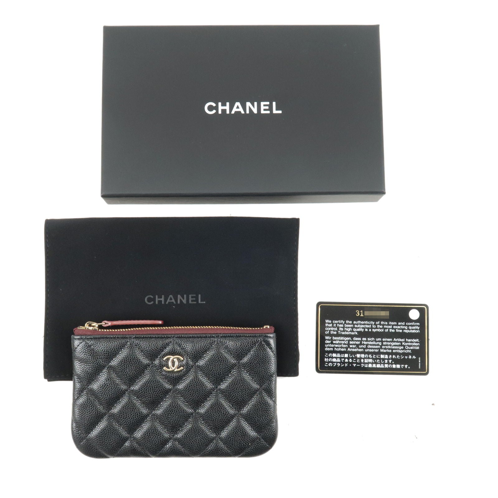 CHANEL-Matelasse-Caviar-Skin-Classic-Mini-Pouch-GHW-A82365 – dct-ep_vintage  luxury Store