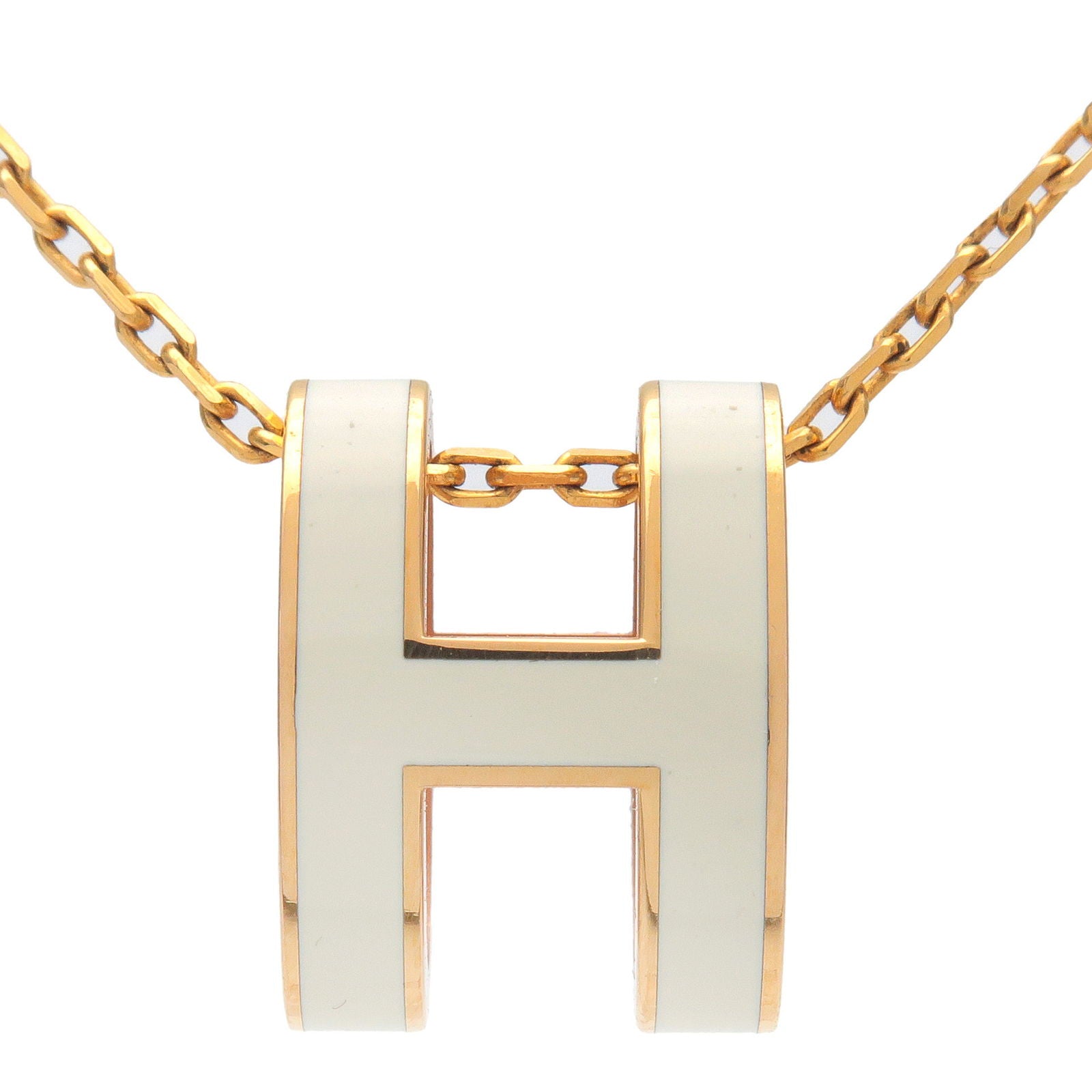 Hermes on sale necklace white