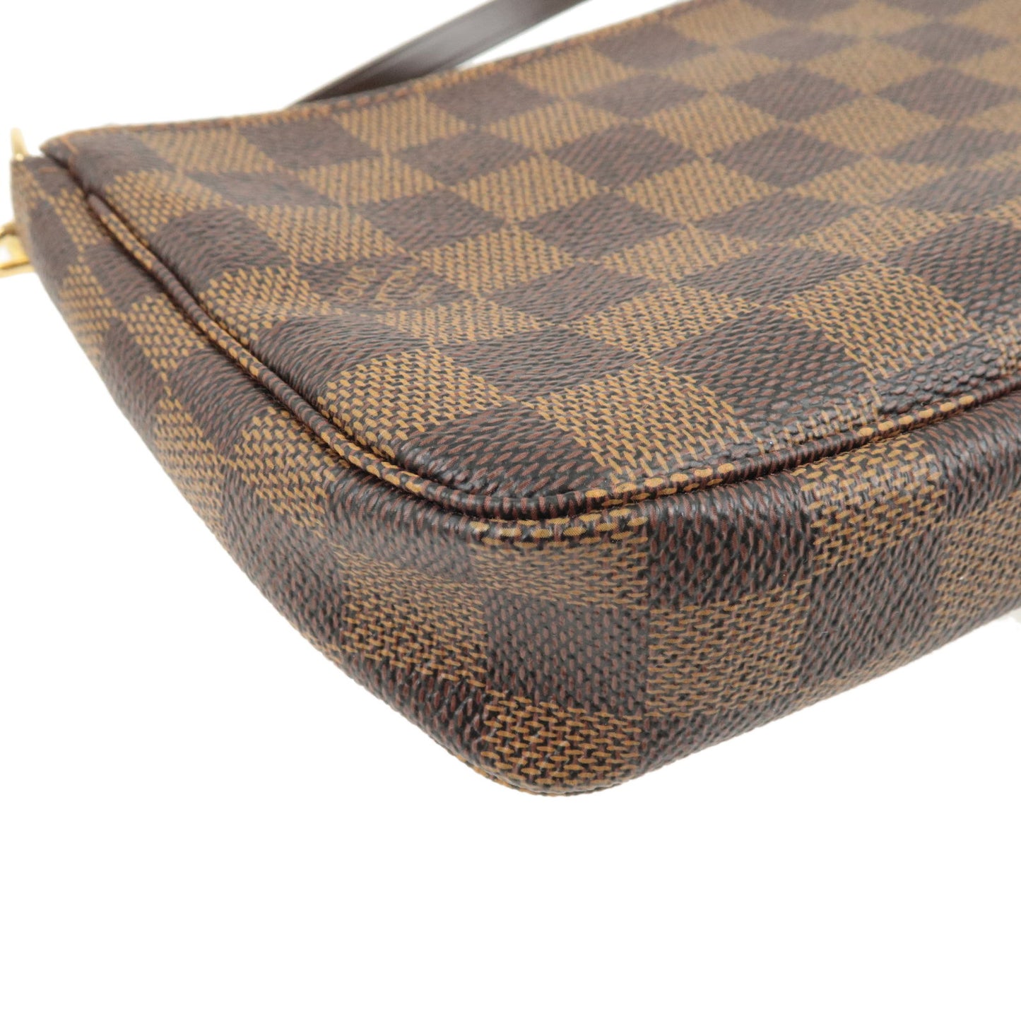 Louis Vuitton Pochette Accessoires Damier Ebene Shoulder Bag Clutch N51985