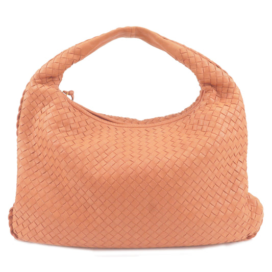 BOTTEGA-VENETA-Intrecciato-Leather-Shoulder-Bag-Coral-Pink-115654