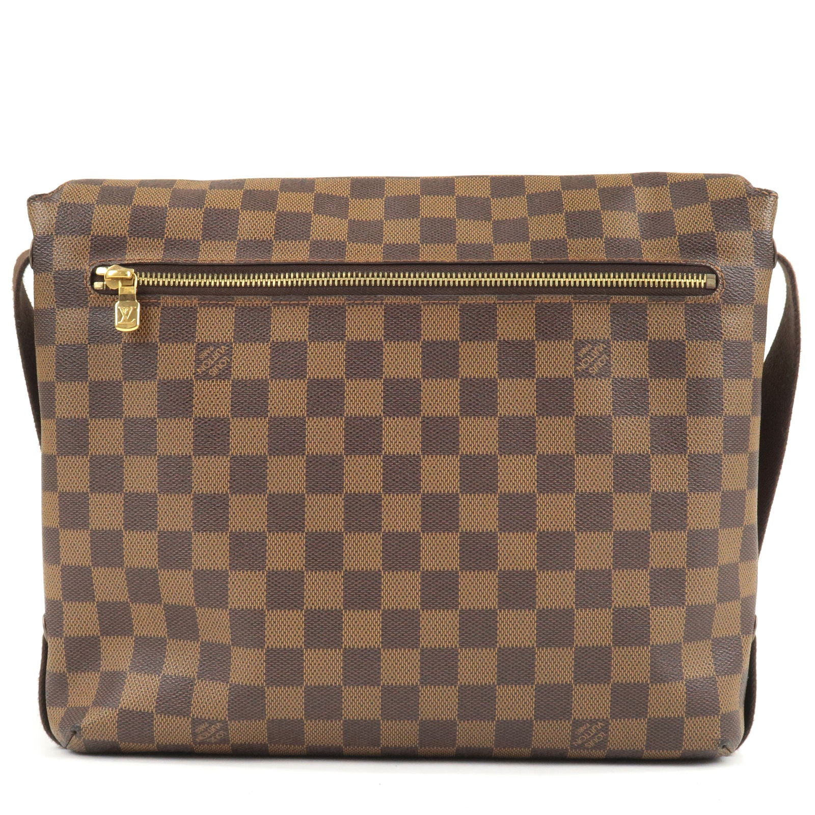 Brown Louis Vuitton Damier Ebene Brooklyn MM Crossbody Bag