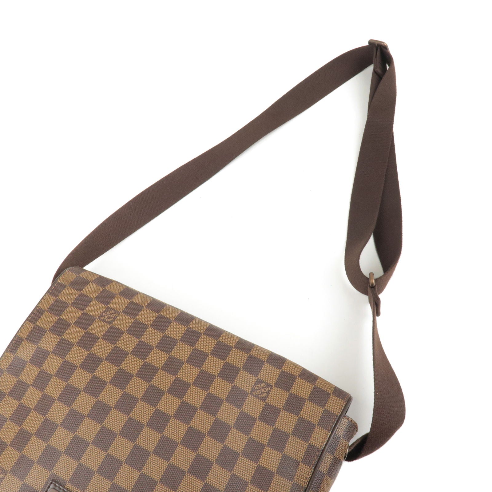 Authentic Louis Vuitton Brooklyn MM Damier Ebene Messenger Bag