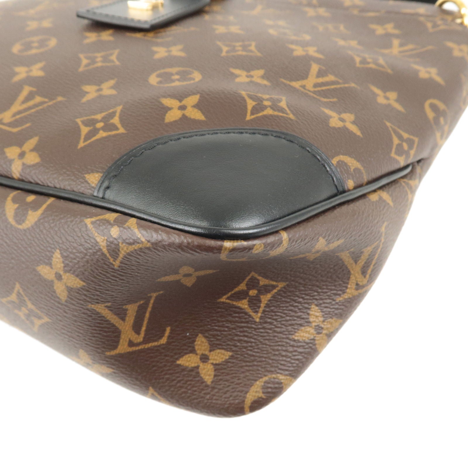 Brown Louis Vuitton Monogram Odeon NM MM Crossbody Bag – Designer