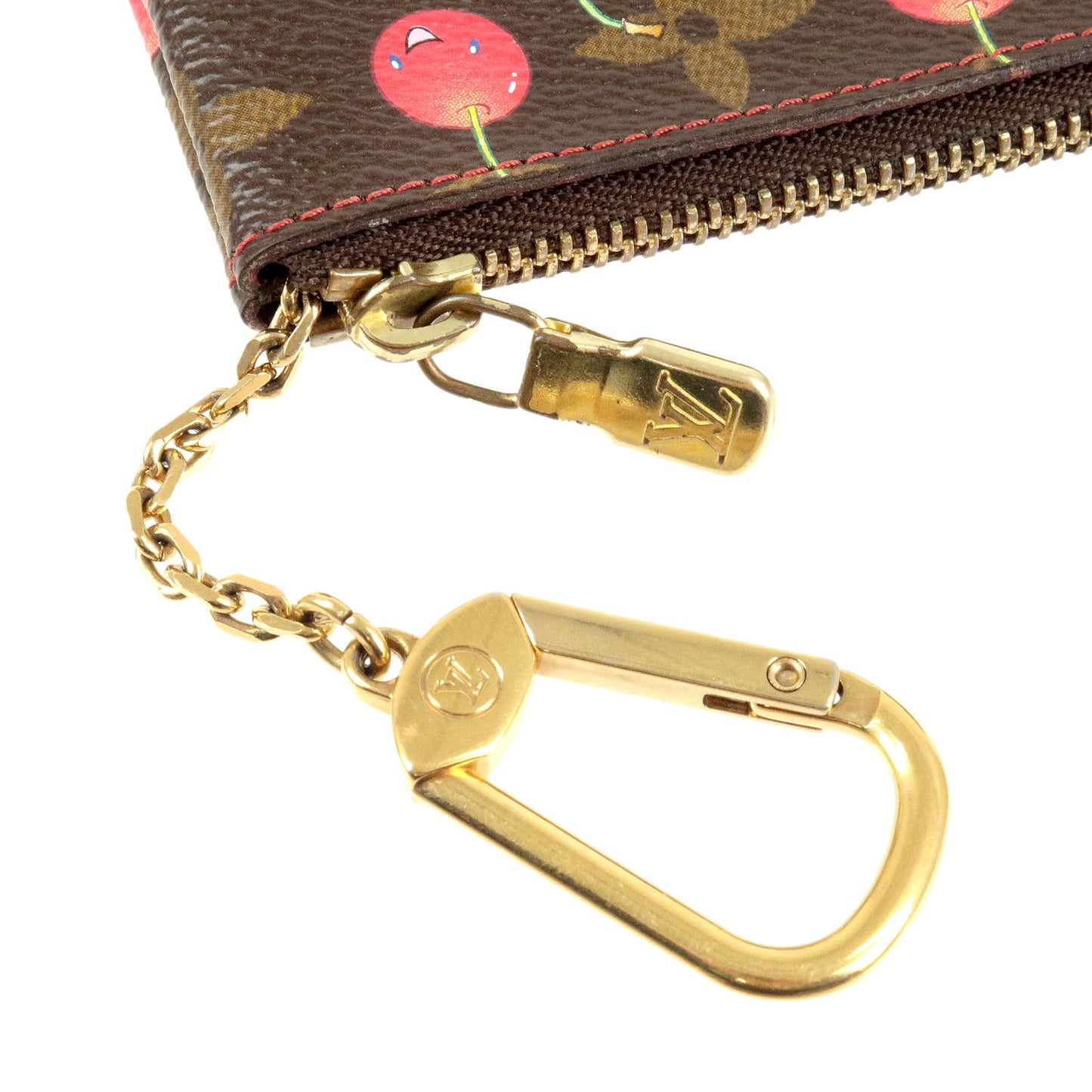 Louis Vuitton Cerises Monogram Pochette Clefs Key Holder