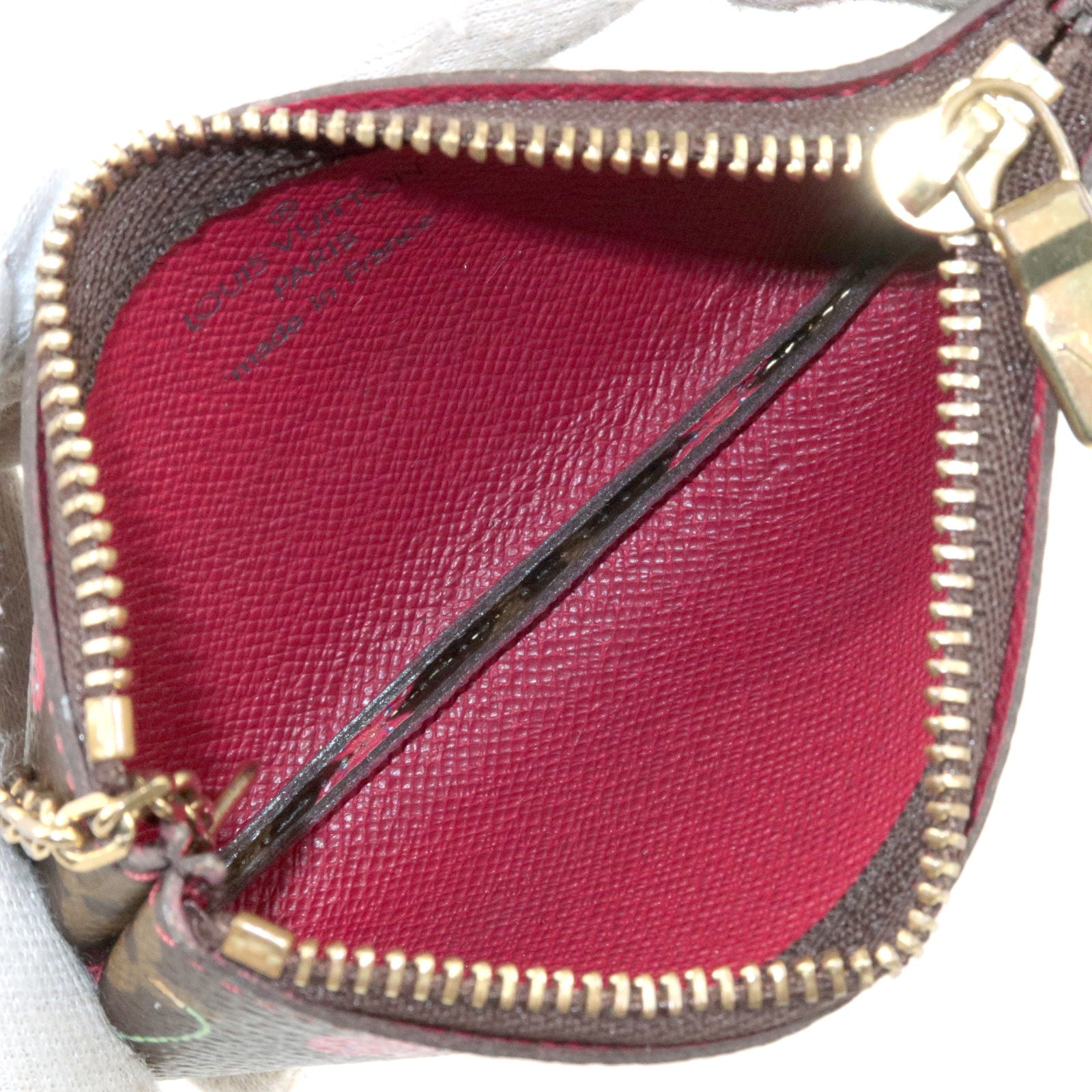Louis Vuitton Vernis Zippy Coin Purse Red Cherry 