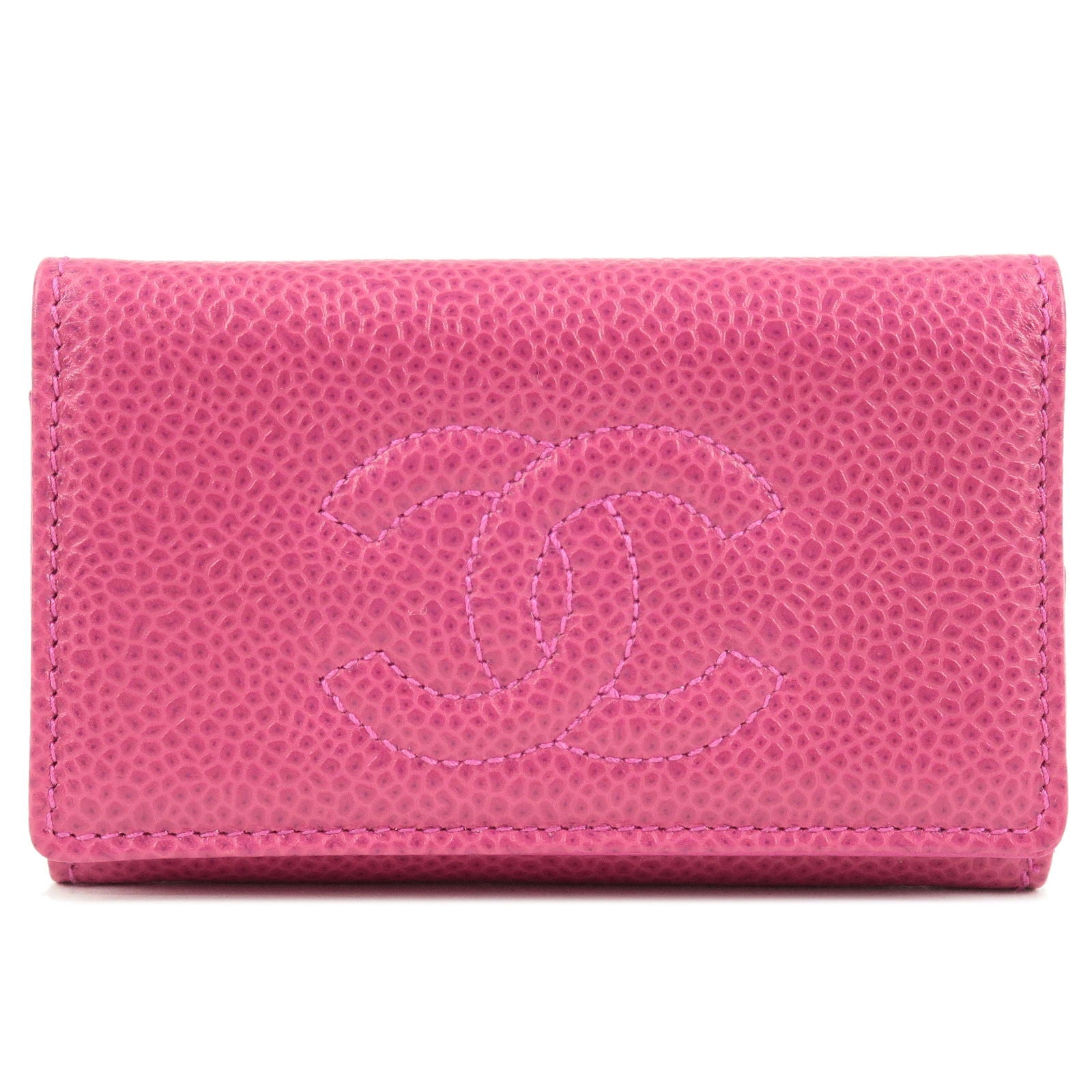 CHANEL-Caviar-Skin-6-Rings-Key-Case-Key-Holder-Pink-A01439 – dct-ep_vintage  luxury Store