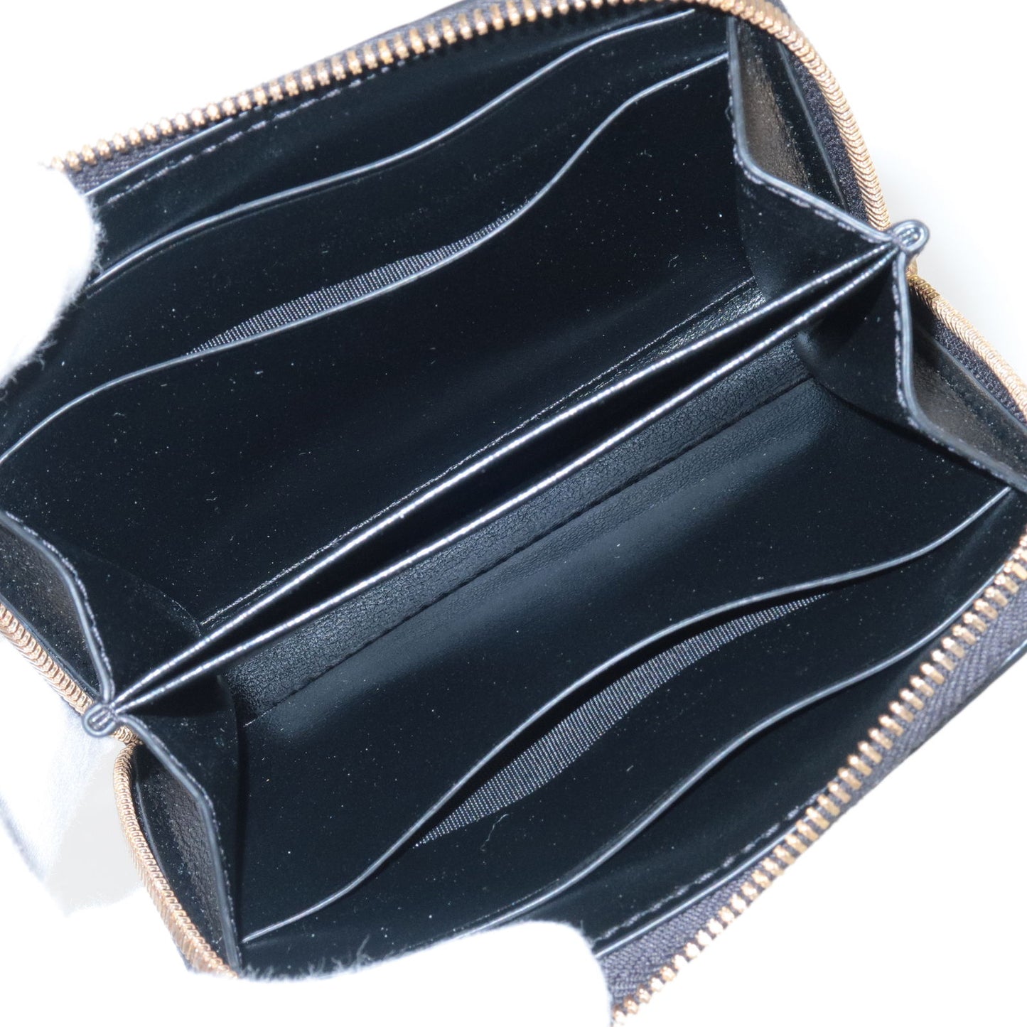 BOTTEGA VENETA Intrecciato Leather Small Wallet Black 600874