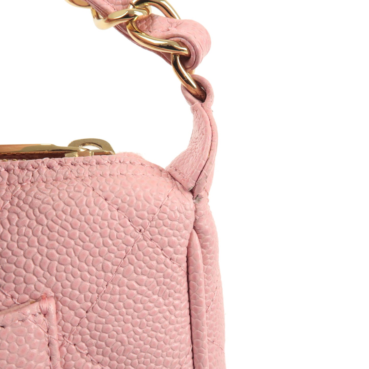 CHANEL-Matelasse-Caviar-Skin-Chain-Shoulder-Bag-Pink-Gold-A22476 –  dct-ep_vintage luxury Store