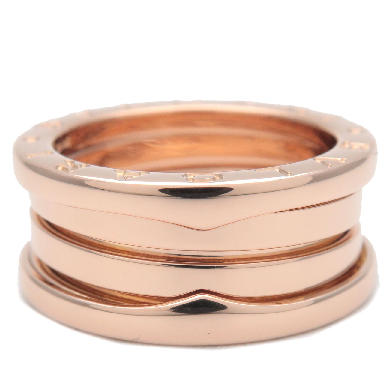 BVLGARI-B-zero1-3-Band-Ring-K18-750-Rose-Gold-#52-US6-EU52 – dct