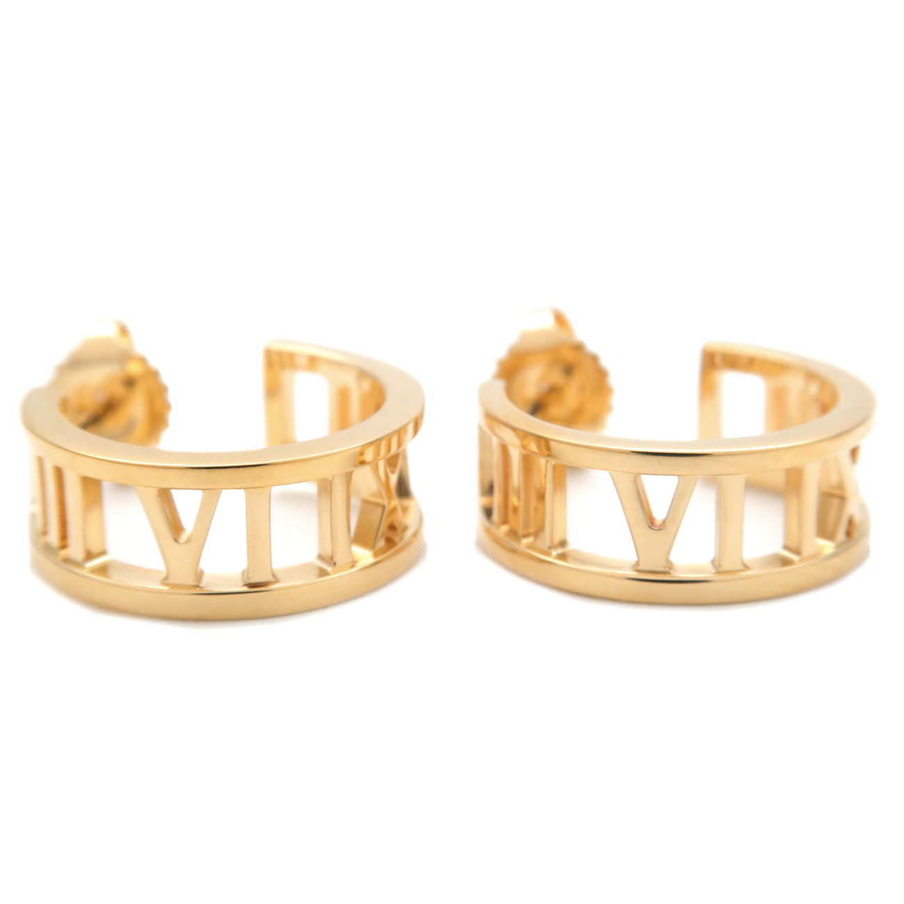 Tiffany&Co.-Atlas-Hoop-Earrings-K18YG-750YG-Yellow-Gold