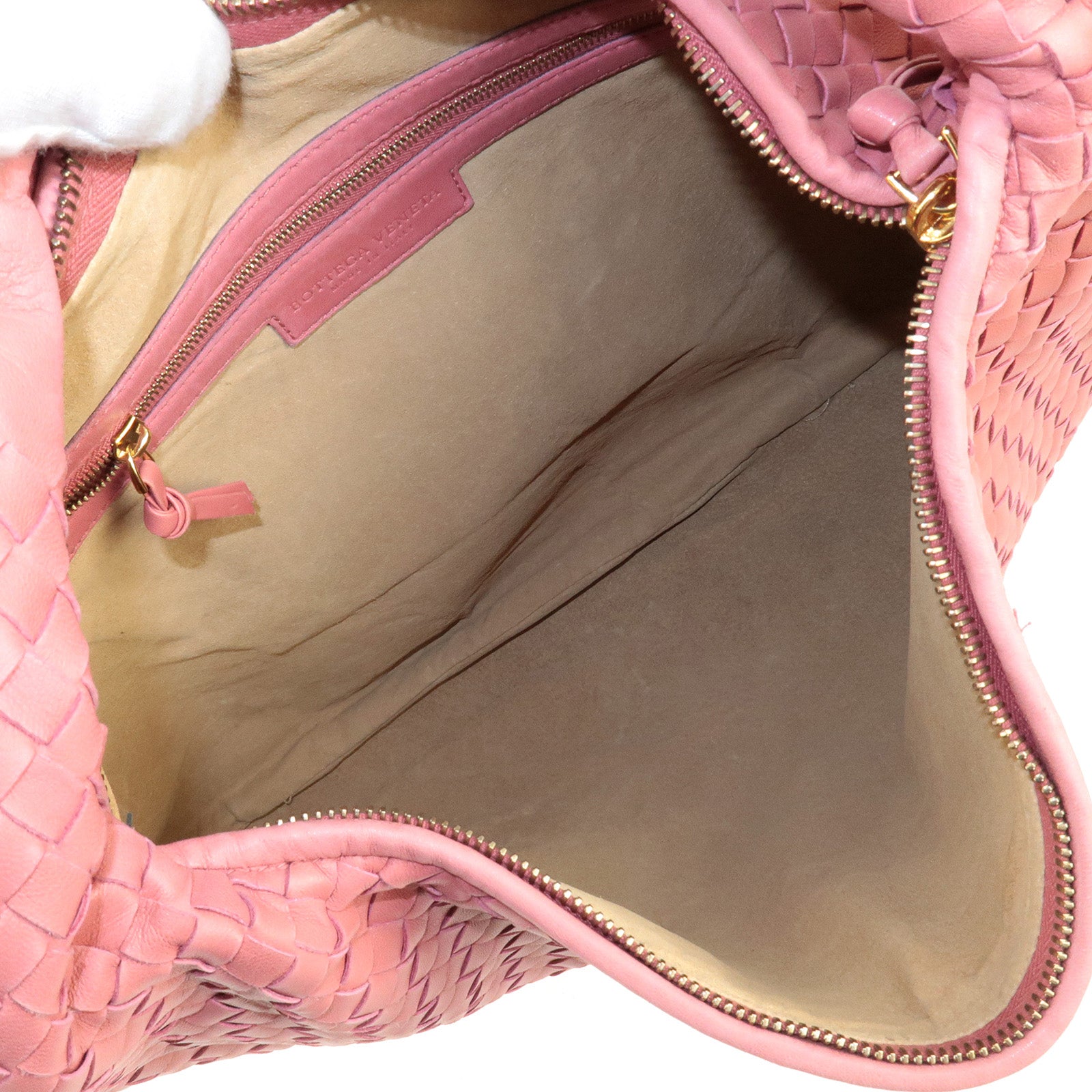 BOTTEGA-VENETA-Intrecciato-Hobo-Leather-Shoulder-Bag-Pink-1156548 –  dct-ep_vintage luxury Store