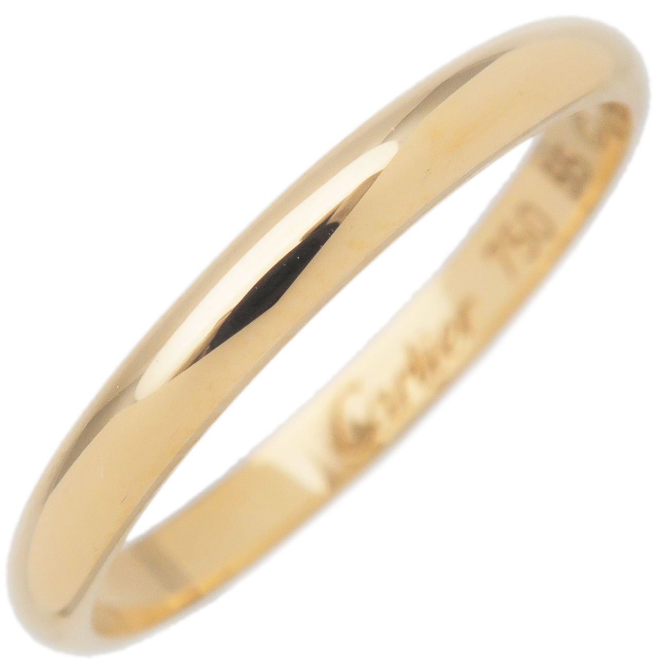 Cartier-Wedding-Ring-K18YG-750YG-Yellow-Gold-#55-US7-7.5-EU55