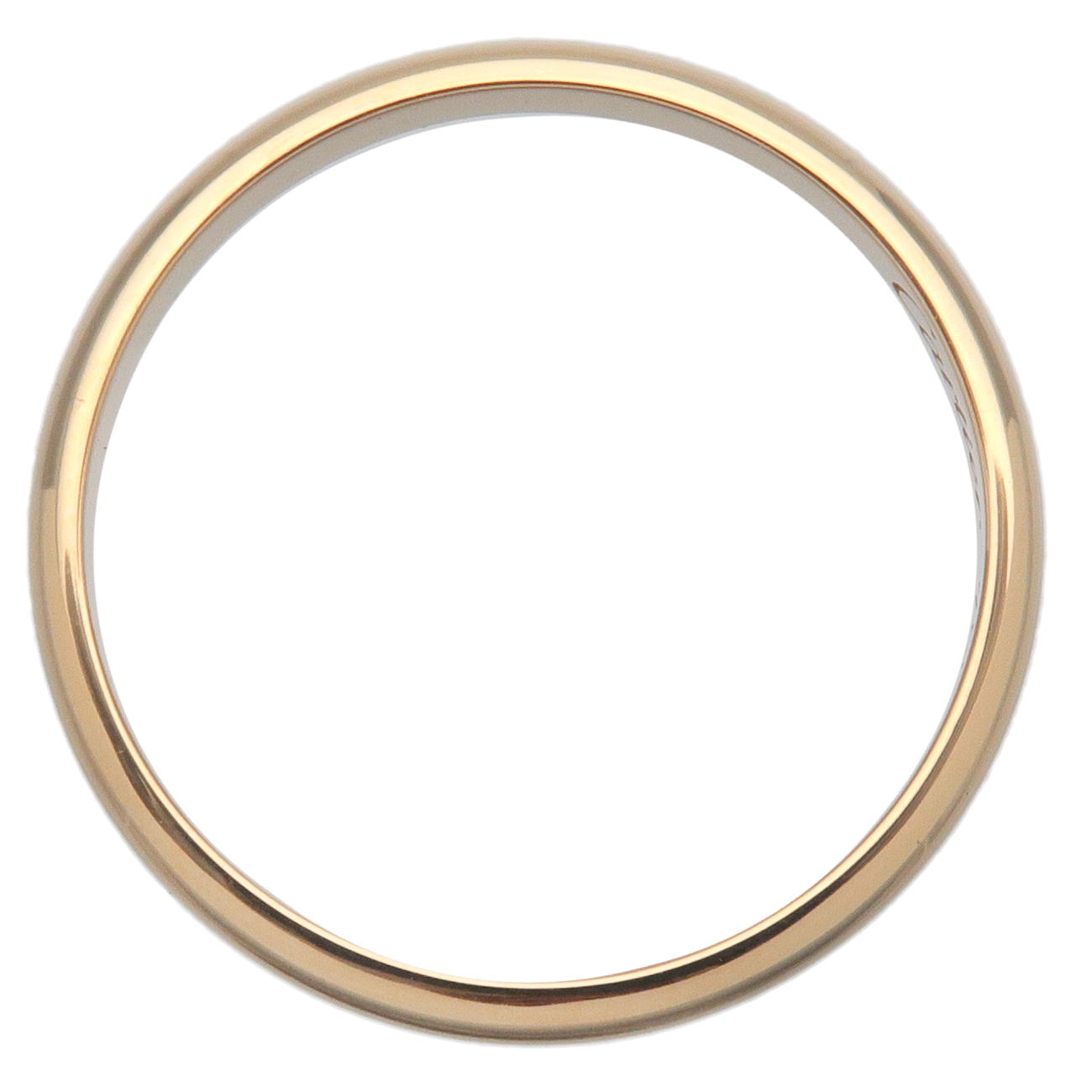 Cartier Wedding Ring K18YG 750YG Yellow Gold #55 US7-7.5 EU55