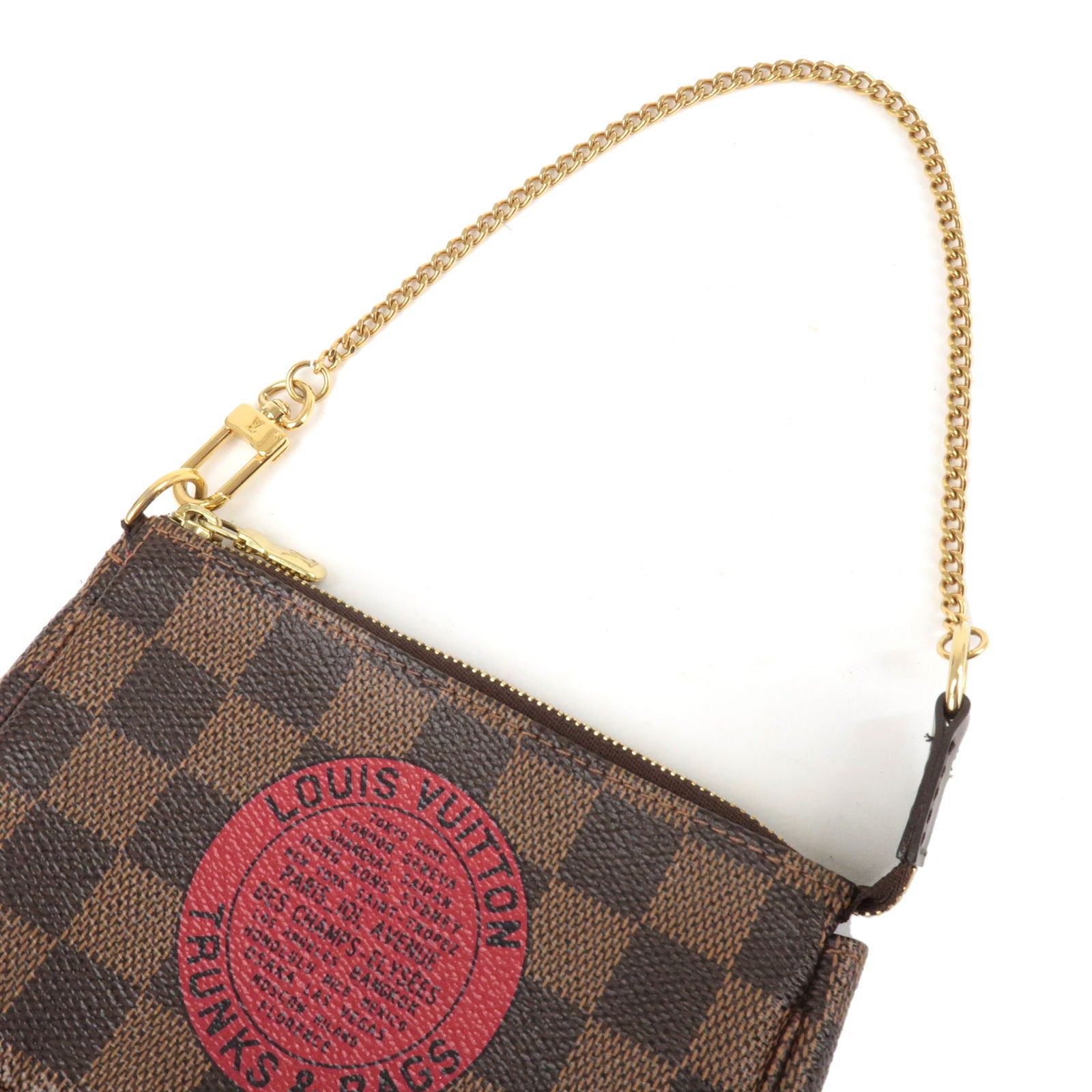 Pochette Accessoires Mini Damier Ebene T&B