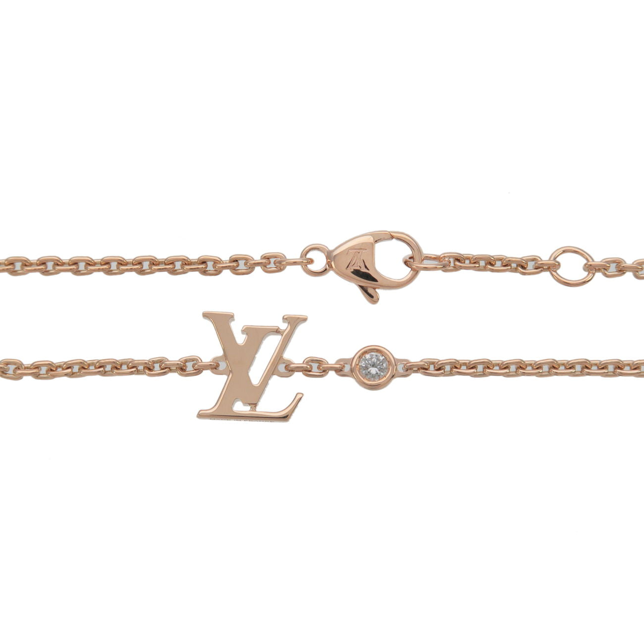 Louis Vuitton Idylle Blossom Mono Chain Earrings, Pink Gold and Diamonds - per Unit. Size NSA