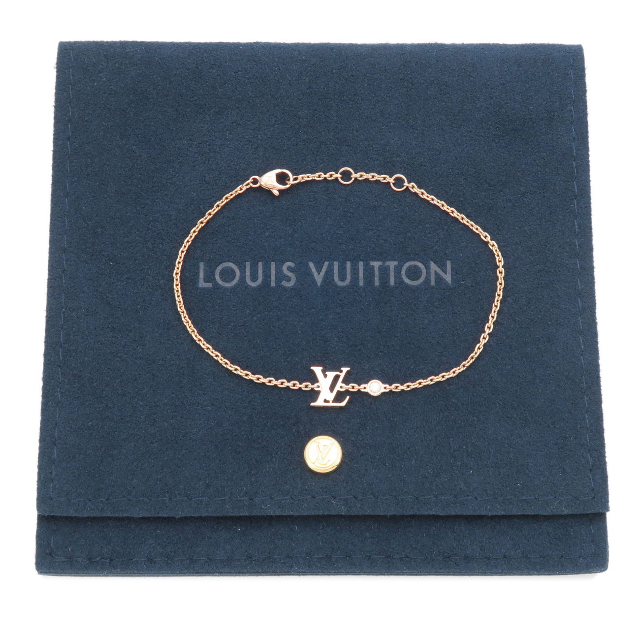 Louis Vuitton Idylle Blossom Charms diamonds and gold bracelet