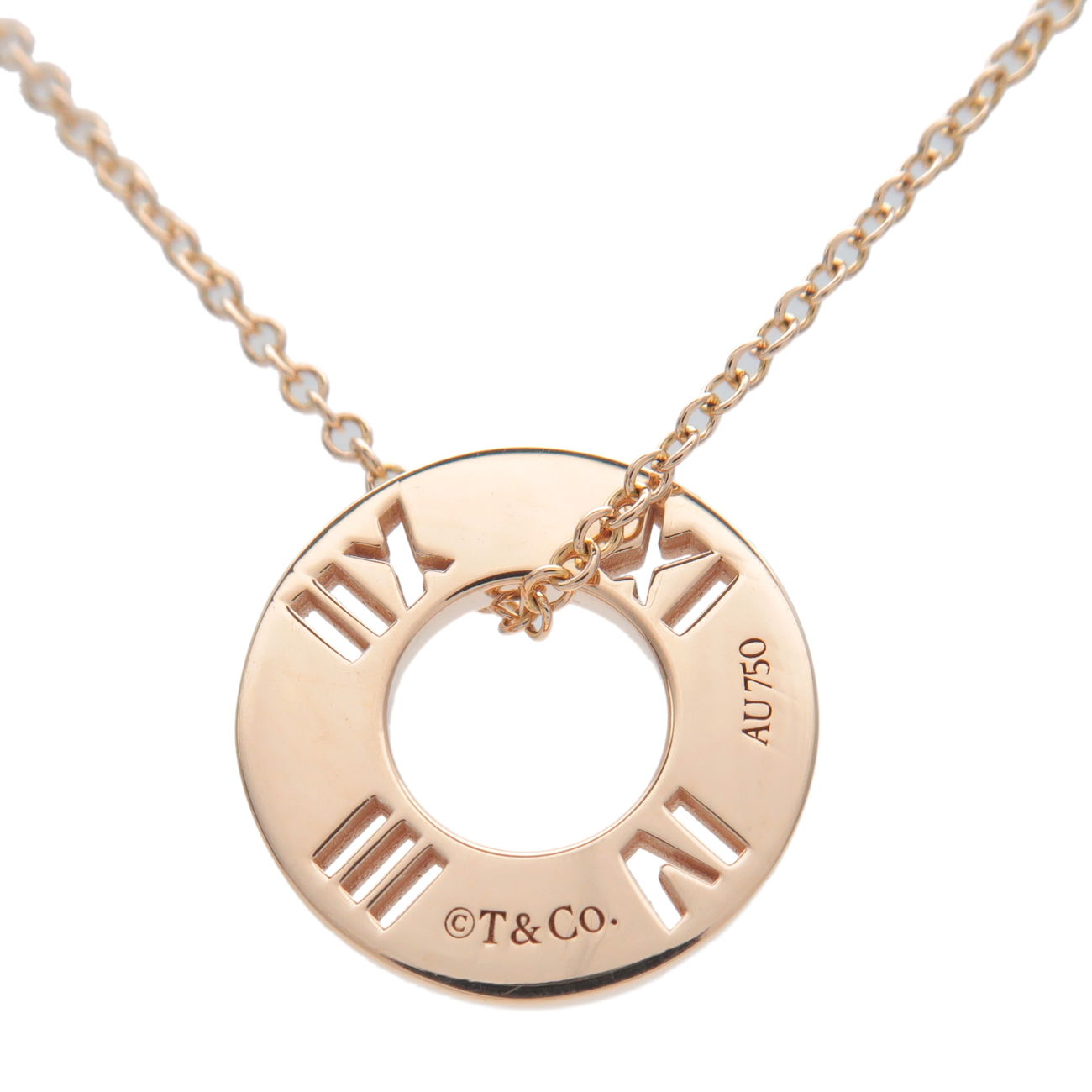 Tiffany atlas pierced pendant outlet necklace