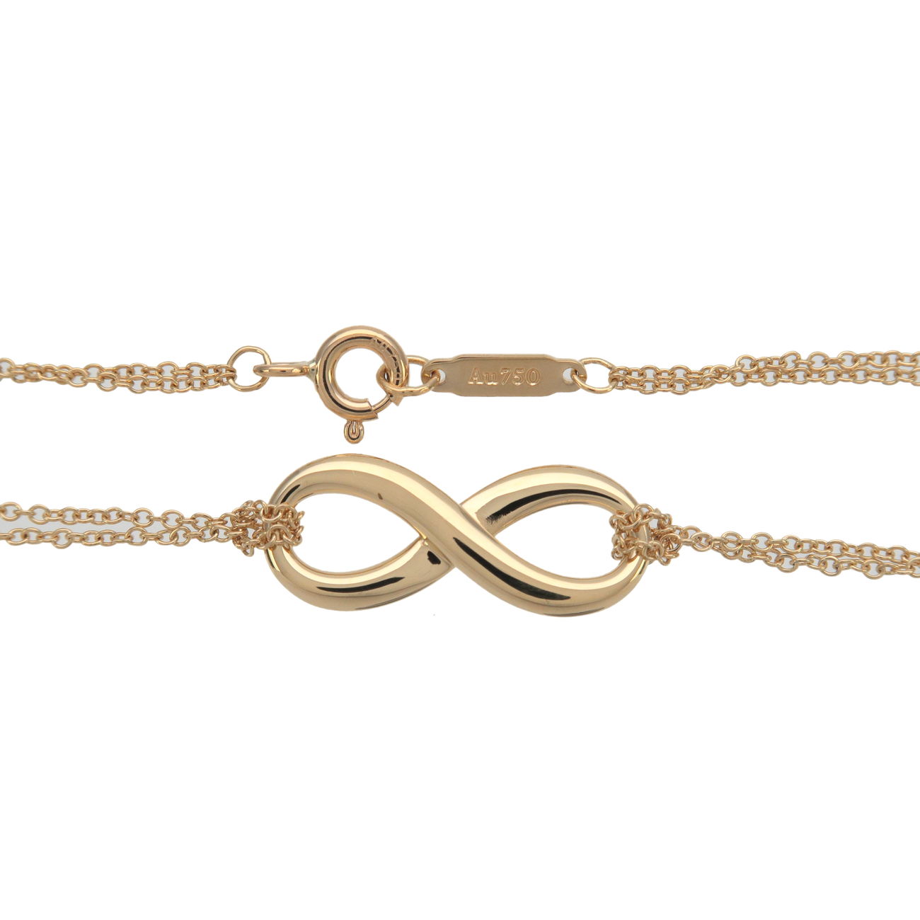 Tiffany&Co. Infinity Bracelet K18YG 750YG Yellow Gold