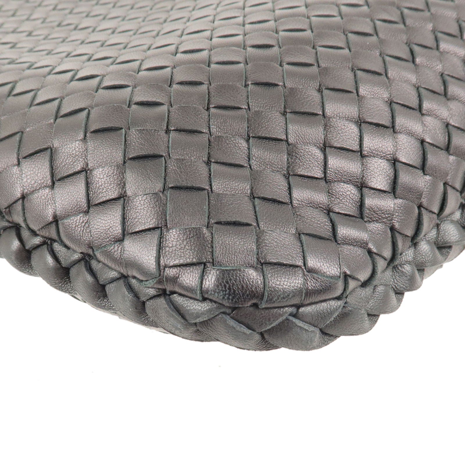 BOTTEGA-VENETA-Intrecciato-Hobo-Leather-Shoulder-Bag-Black-115653 –  dct-ep_vintage luxury Store