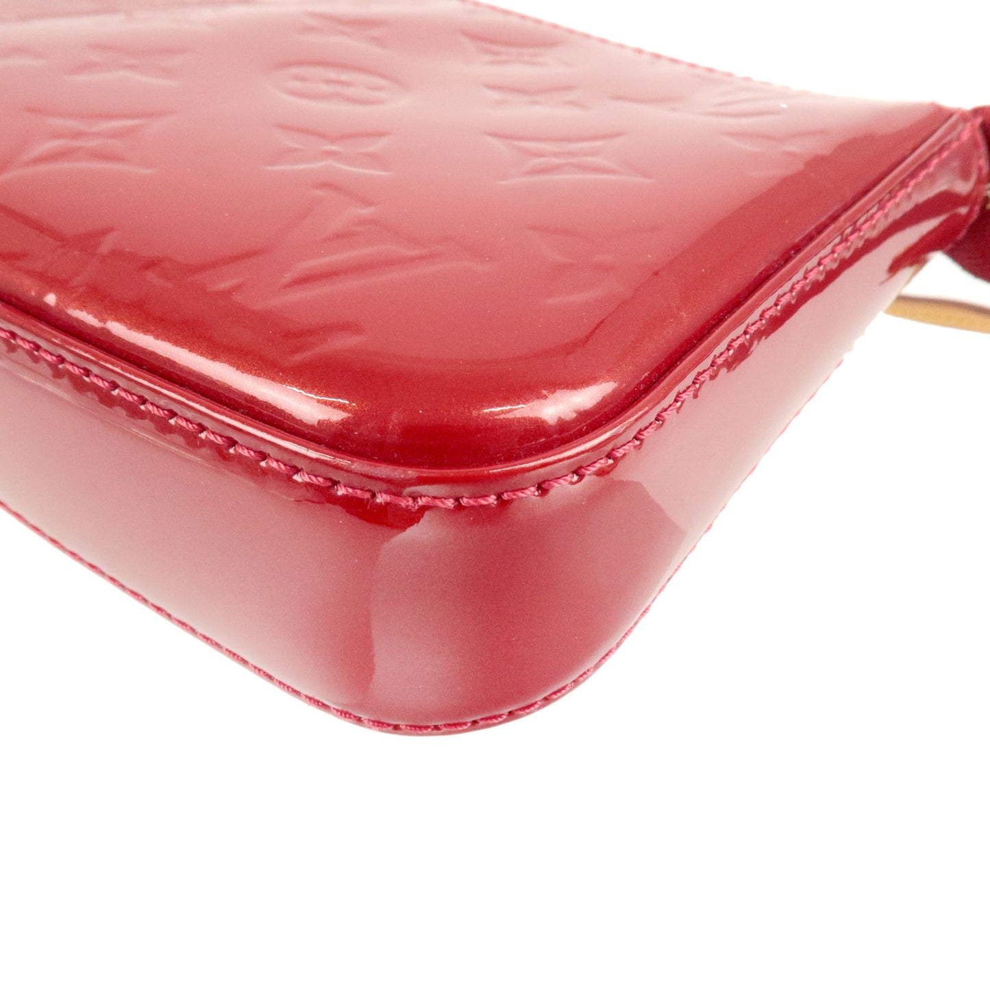 Louis Vuitton LV Vernis Clutch Accessories Pouch Red *MINT*